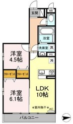 アンソレイエの物件間取画像